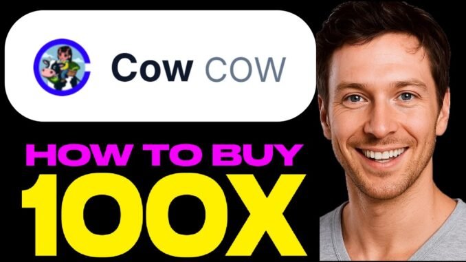 COW Token: How to Buy CowCoin Memecoin on BNB BSC (PancakeSwap)