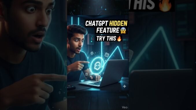 ChatGPT Ka Hidden Feature Jo 90% Log Nahi Jaante 😱 #shorts