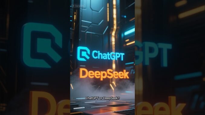 ChatGPT vs DeepSeek — Which AI Is Smarter?#ChatGPT #DeepSeek #ArtificialIntelligence #AIComparison