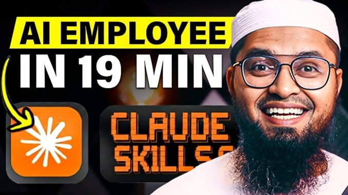 Create an AI Employee: A Complete Guide to Claude Skills for Beginners (Step-by-Step Guide)