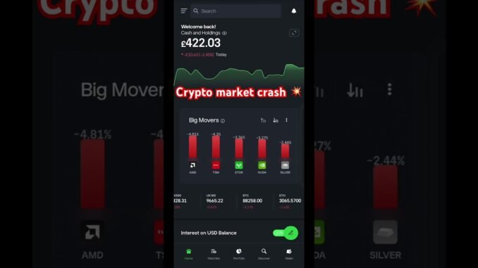 Crypto Market Crash: What’s Happening Right Now? #xrp #bitcoin #crypto #cryptonews