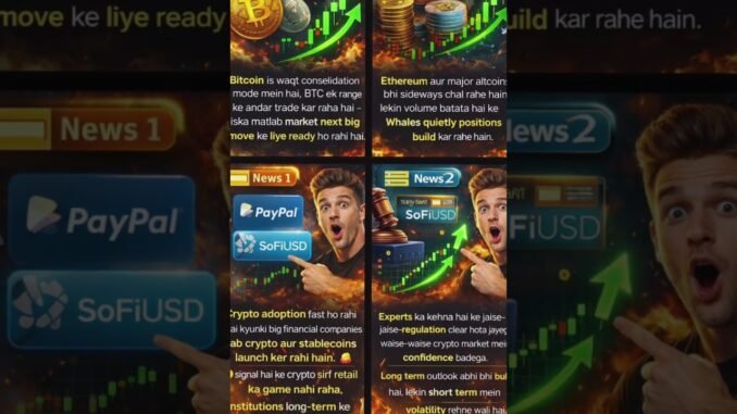 🚨 Crypto Market Ready For Big Move! | 2 Big Crypto News You Must Know 💥#shorts #cryptonews