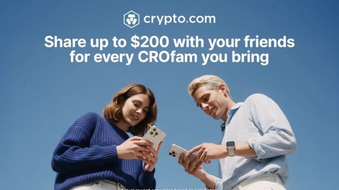 Crypto.com Announces Updated App Referral Feature