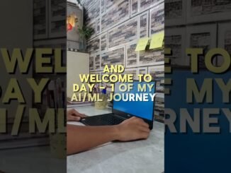 Day - 1 of learning AI/ML #shorts#Viralshorts#coding#learningAI