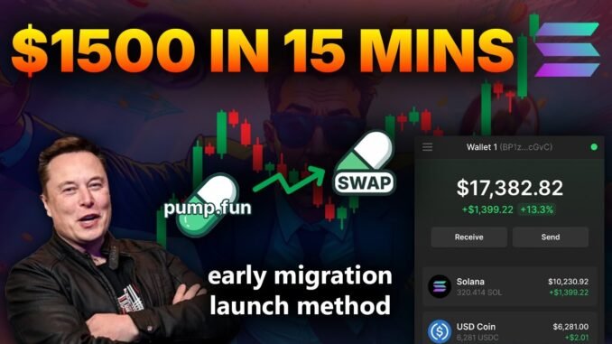 Early Pump.fun Meme Coin Launch Strategy (Before the Pump Starts)