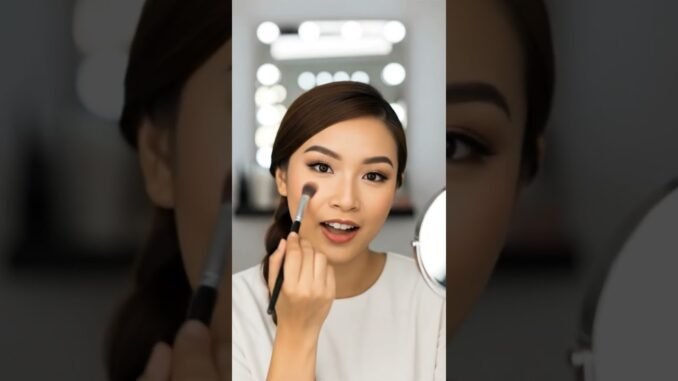 Easy 5-Minute Everyday Makeup Tutorial 💄 | Beginner Friendly #DreamScreenAI #ai #shorts