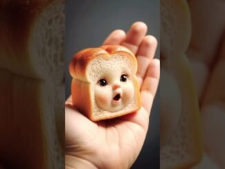 Eating Bread with RELAXING ASMR AI Sounds #shorts #asmr #ytshorts