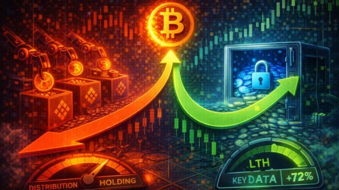 End Of Bitcoin Distribution? Key Data Reveals A Shift In LTH Behavior