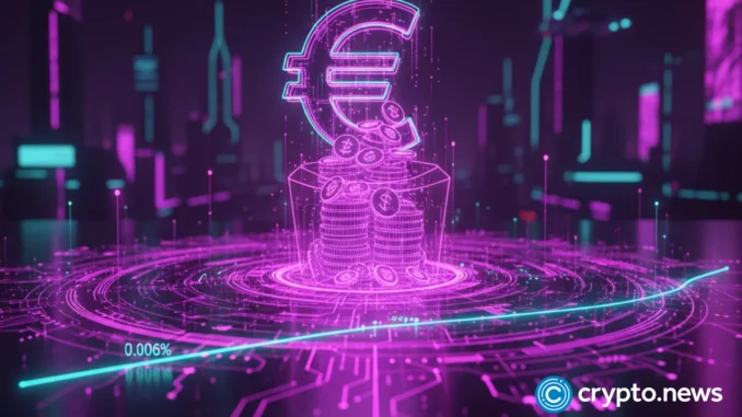 Euro stablecoins surpass $1b, a fraction of EU money supply