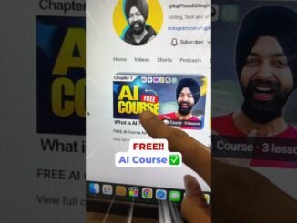 FREE AI Course ✅ for Beginners #ai #course #freecourse