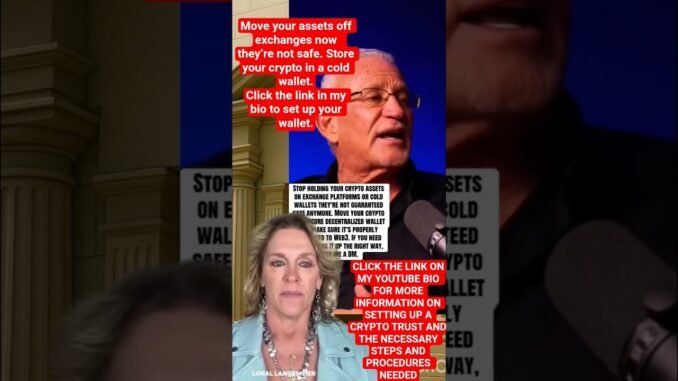 Get your cryptos off exchangesasap#xrparmy#duet#cryptocurrency#crypto#cryptonews#exchanges