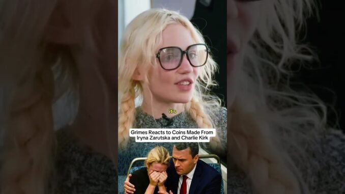 Grimes Reacts to Coins Made From Iryna Zarutska and Charlie Kirk #Grimes