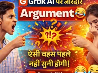 Grok AI Argument Comedy 😂 | तू सही या मैं सही?