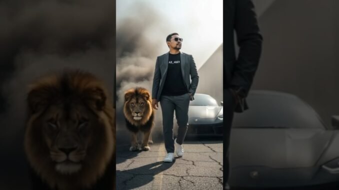 Grok Ai photo editing tutorial || With the lion'#Grokai#GeminiAI#ChatGPT#AI#viral