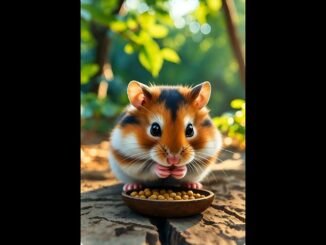 Grok ai로 만든 밥 먹는 햄스터