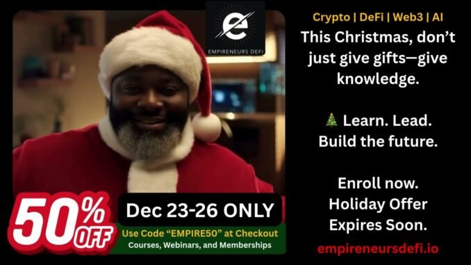 Holiday 50% Sale #sale #discount #courses #membership #trending #christmas #holiday #crypto #ai