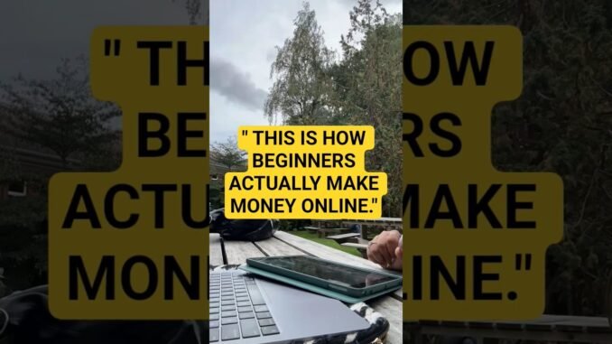 How Beginners REALLY Make Money Online👉#digitalmarketingforbeginners#sidehustle#passiveincome#ai