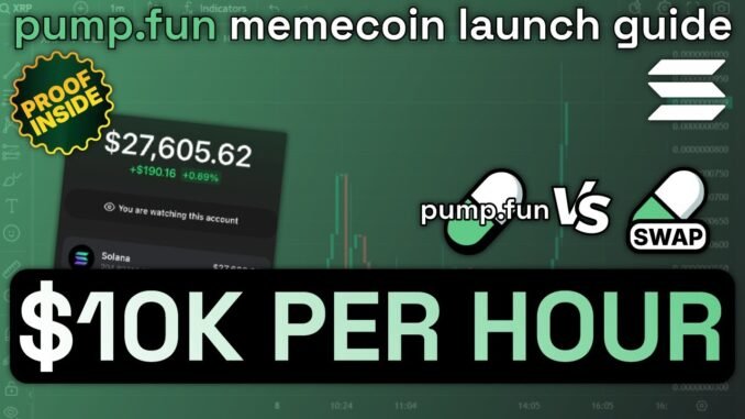 How I Made 10 Sol in 10 Minutes on Pump.fun by Launching a Memecoin