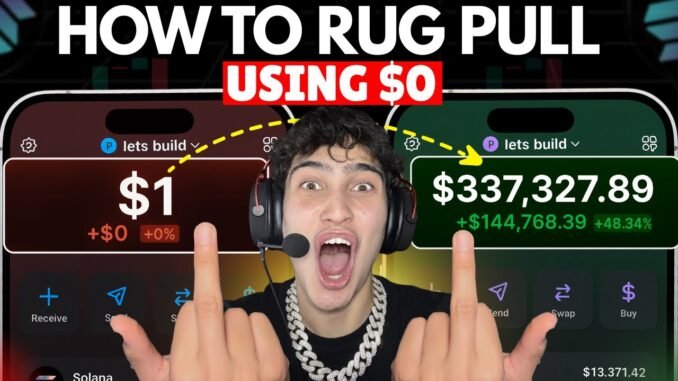 How To Rug Pull Using $0 On Pump Fun (FAST RESULTS)