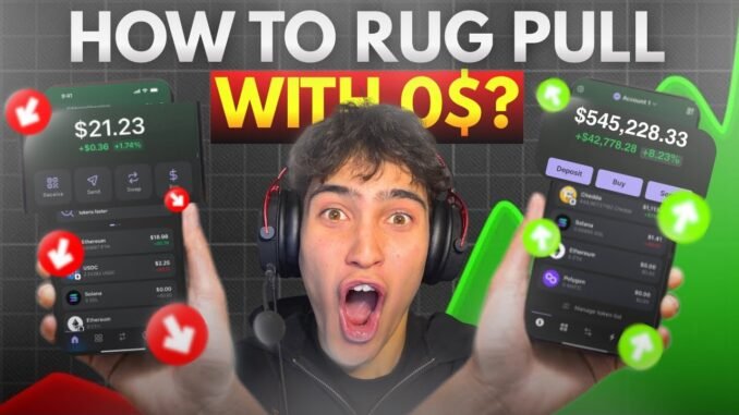 How To Rug Pull With $0 On Pump Fun (Full Course)