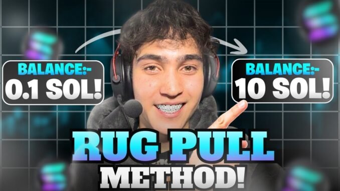 How To Rug Pull With 0 SOL On Pump Fun (Full Course)