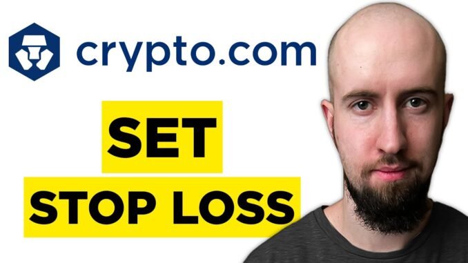 How To Set Stop Loss On Crypto.com (2025) - Complete Guide
