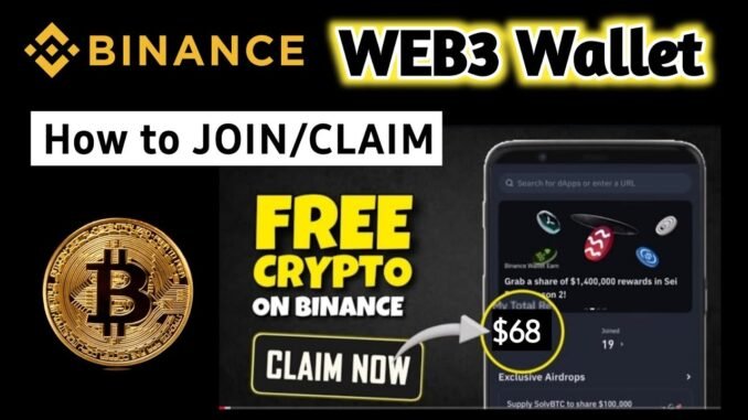 How to Claim Binance web3 Wallet Airdrop | Binance Web3 Wallet Earning Method | Learn with Asif