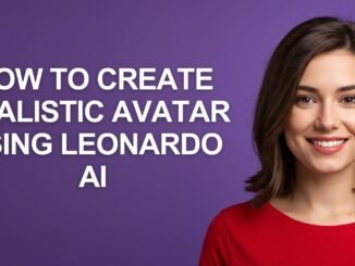 How to Create Realistic Avatar Using Leonardo Ai - AshleyHowTo