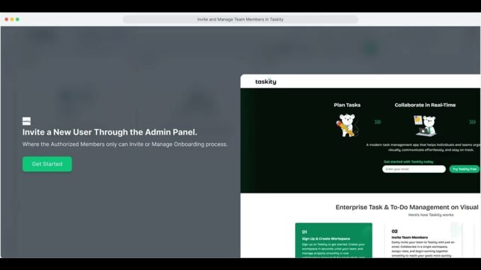 How to Invite Users in Taskity AI | Step-by-Step Guide