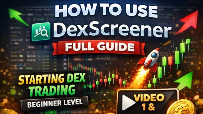 How to Use DexScreener Full Guide. #arewa #crypto #cryptocurrency #trading