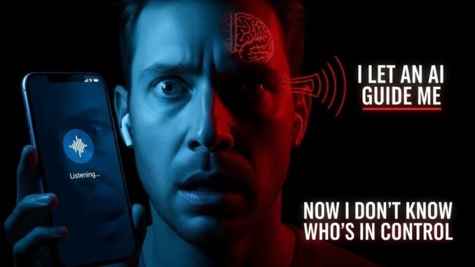 I Let an AI Guide Me Every Day… and Now I Don't Know Who's Really in Control Anymore