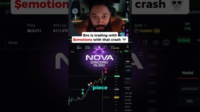 I blinked and bro's wallet devolved 💀 #memecoin #twitch #shorts #solana