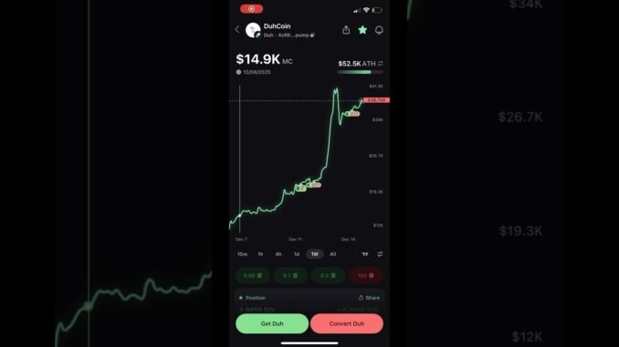 I hope I don’t get rugpulled #memecoin #solona #pumpfun #crypto #moonshot