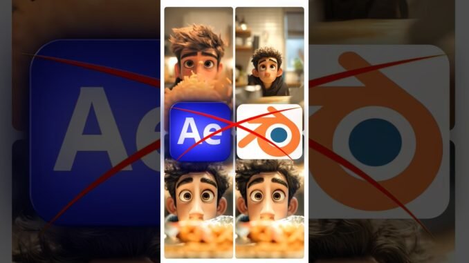 INSANE AI Trick: ChatGPT + Meta AI Creates Pro 3D Animations in Seconds! #aivideogenerator