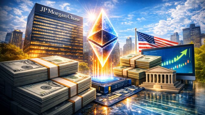 JP Morgan bets on Ethereum for its MONY fund