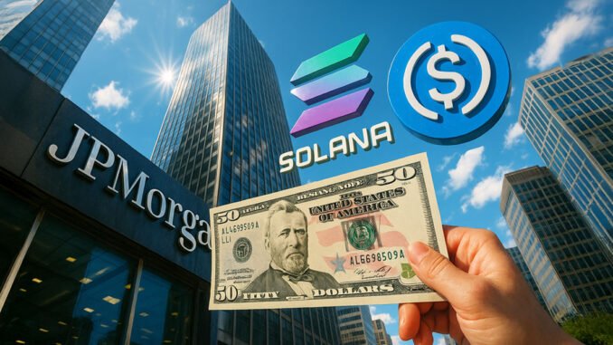 JPMorgan just crossed a dangerous line with Solana that major banks have strictly avoided until now