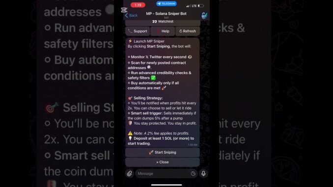 LINK IN BIO #sniperbot #dexscreener #memecoins #pumpfun #volumebot #solana #ethereum #bitcoin #xrp