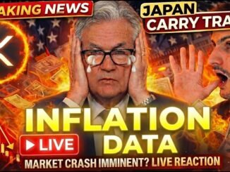🚨 LIVE: US Inflation & GDP Release | NO 2026 RATE CUT??| XRP on Edge!