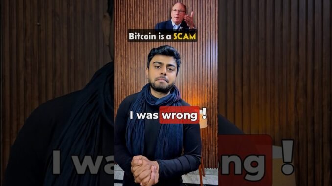 Larry fink on bitcoin| Subscribe Cryptokafunda |#crypto #stockmarket #finance #money #passiveincome