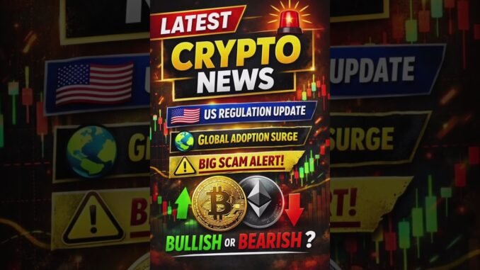 🚨 Latest Crypto News Today | Bitcoin Bullish or Bearish?#shorts #bitcoin #cryptowithdesi