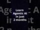 Learn Agentic AI in just 2 months 🔥 #ai #agenticai #aiagents #education #learn @krishnaik06