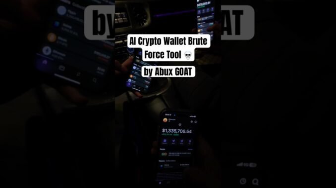Made in just 30 days with AI crypto wallet bruteforce tool 💀 🤑 #bruteforce #crypto #wallet