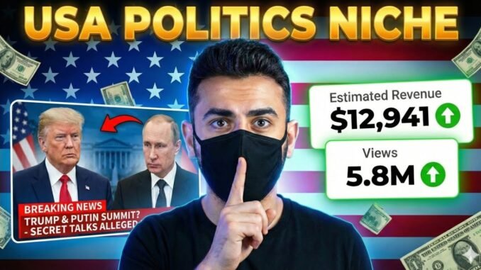 Monetize in 7 Days with AI Politics News Niche (2025 Full Guide) || YouTube Automation Course