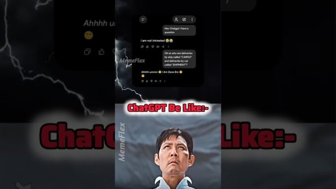 Nonsense But Smart Question (part 3) | #chatgpt #meme