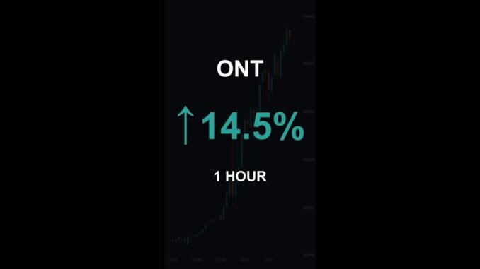ONT is up 14.5% in 1 hour!⚡December 27, 2025 | #ont #coins #altcoins #crypto #cryptonews #shorts