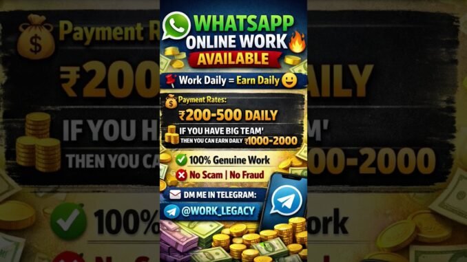 Online Work From Home 🏡 #money #onlineearningchannel #cryptocurrency #money #trending #viral #shorts