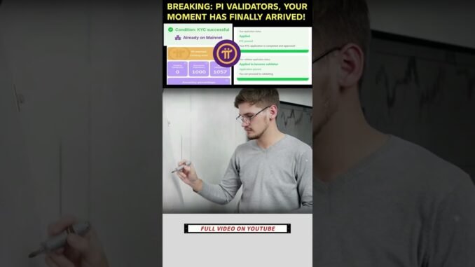 PI NETWORK BREAKING! Validator Rewards are FINALLY LIVE! 🚨 #crypto #pi #pinetwork