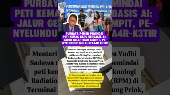 PURBAYA PAMER PEMINDAI PETI KEMAS BARU BERBASIS AI. #viral #news #masukberanda