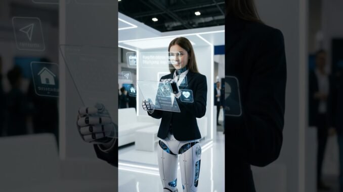 Personal Assistant Robot Guides Your Daily Life | Futuristic AI Helper