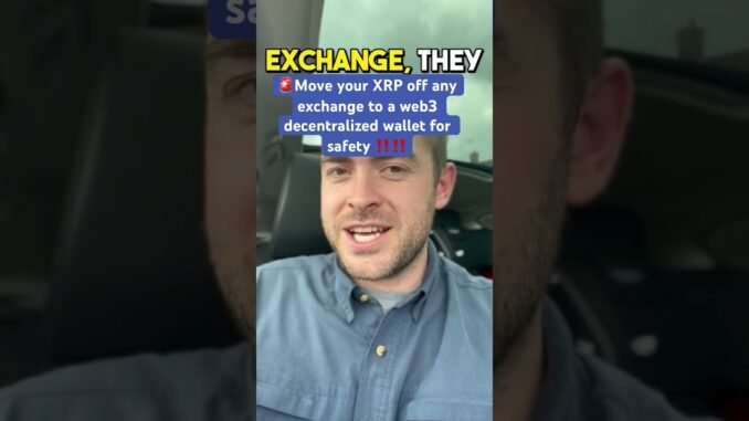 Reason why you should move your XRP to a web3 wallet ‼️‼️